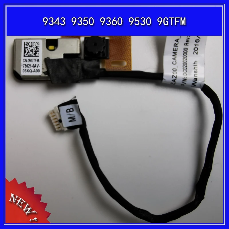 

Гибкий кабель для ноутбука DELL XPS 13 9343 9350 9360 9530 веб-камеры 9GTFM