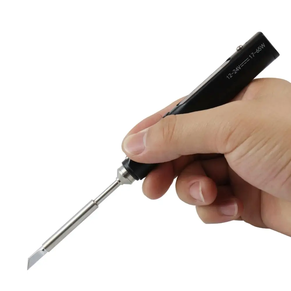Электрический паяльник портативный набор с паяльником 65 Вт: цифровой OLED дисплей