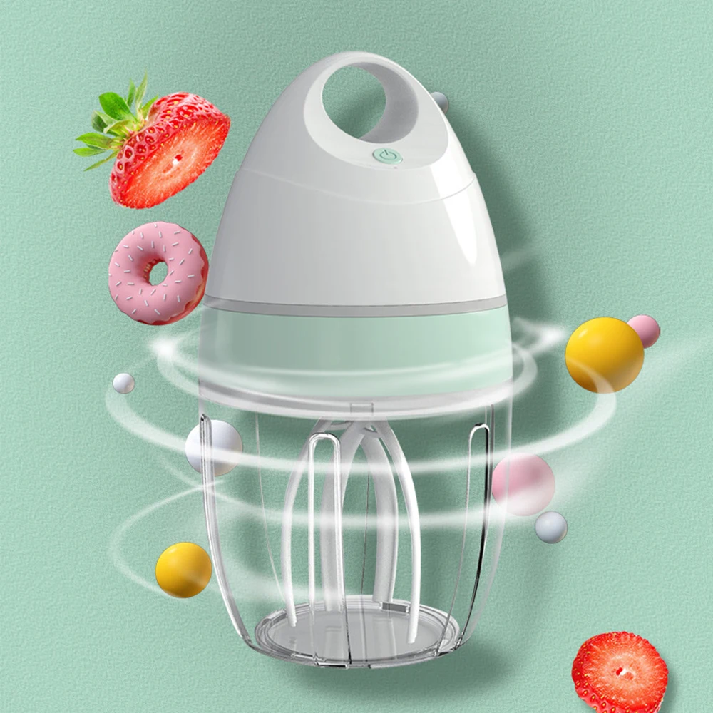 

Seal Chargeable Electric Whisk Small Baking Automatic Whip Cream Cake Mixer Egg Beater Kitchen Cooking Tools