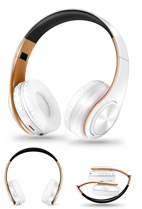 Беспроводные Bluetooth-наушники Hi-Fi стерео Портативная Складная гарнитура