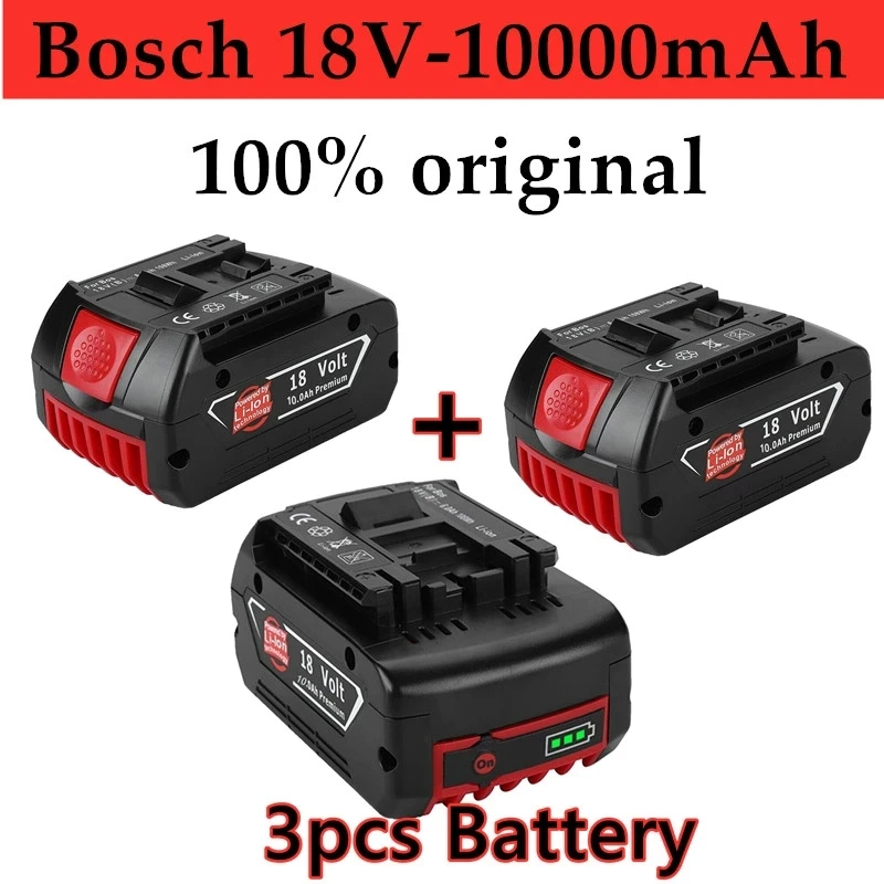 Резервный аккумулятор Bosch 18 в 2021 мАч 10000 А + зарядное устройство 3 | Электроника