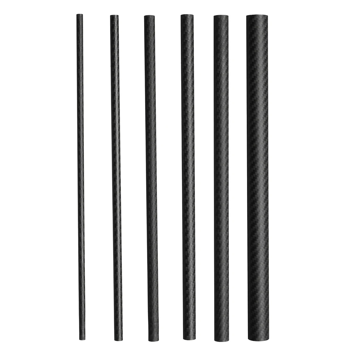 6 Size 3K Matte Surface Twill Carbon Fiber Tube for Drone DIY Quadcopter Frame Arm Landing Gear Rc Car Kit Length 300mm | Игрушки и