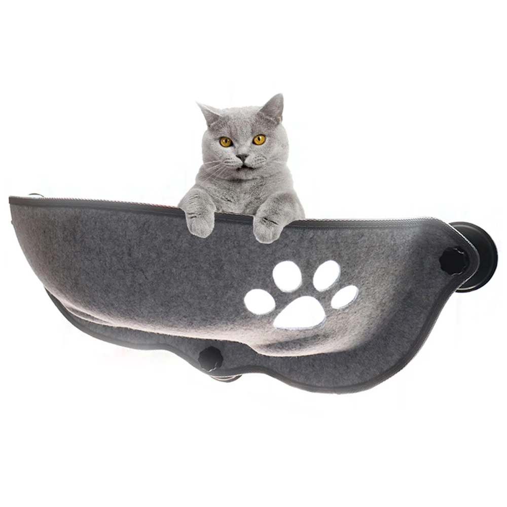 

Cat Hammock Bed Mount Window Pod Lounger Suction Cups Warm Bed For Small Big Pet Cat Rest House Sun Wall Bed Soft Ferret Cage