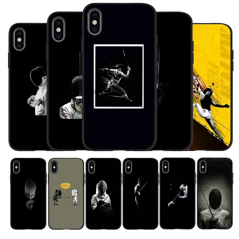 Черный силиконовый чехол для iPhone 12 XR XS Max 5 5S SE 2020 6 6S 7 8 PLUS X 11Pro Max11 | Мобильные