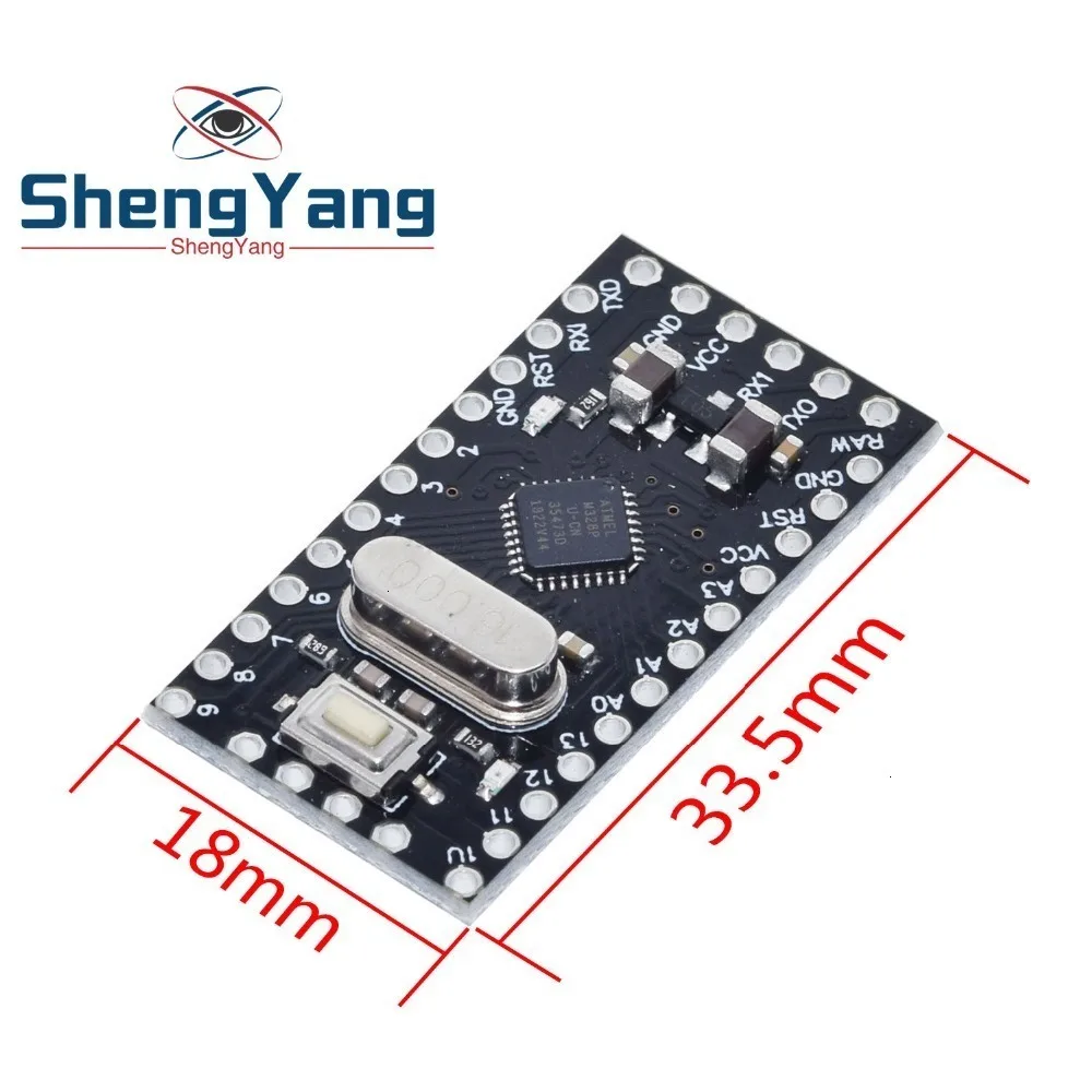 1 шт./лот ATMEGA328P Pro Mini 328 ATMEGA328 3,3 V/8 МГц 5 V/16 МГц для Arduino CP2102 PL2303 Ch340g FT2302RL драйвер