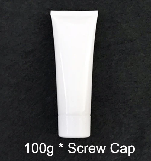 100ml 5 мл 10 мл 30 мл 50 мл 100 мл 200 мл белая пластиковая мягкая бутылка для макияжа для выдавливания крема пузырьки для шампуня емкость для лосьона 30 шт - Цвет: 100ml