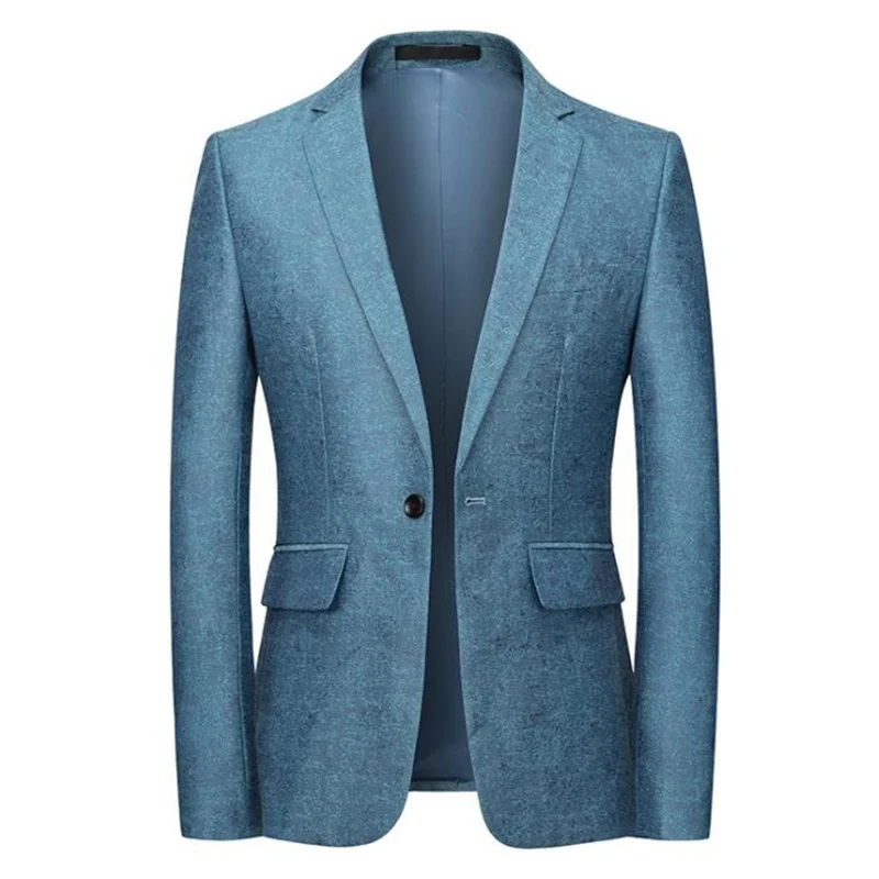 New men's single suit Korean youth fashion urban style casual one-button slim small jacket свадебное платье matrimonio vestido