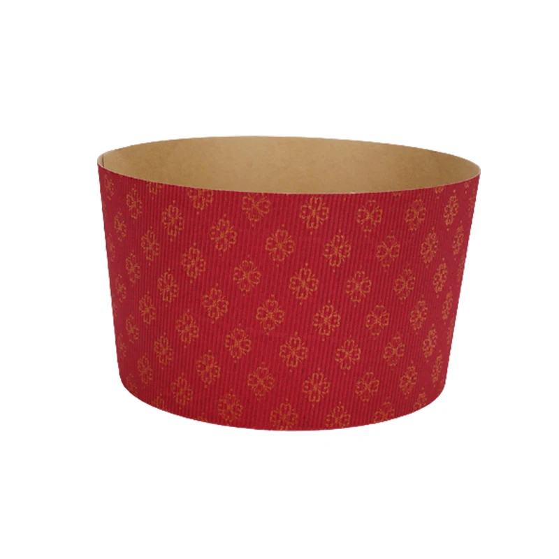 Moldes de Navidad para hornear, moldes redondos de papel para hornear, Panettone, resistentes, antiadherentes, para magdalenas de Navidad, 25 uds.-0