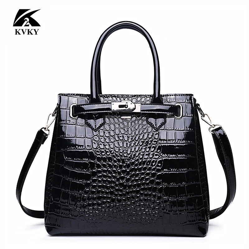 Сумка на плечо с крокодиловым узором женская повседневный мессенджер из