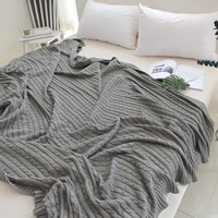 nordic throw blanket knitted blankets for beds bedspread bedding knitted blanket air conditioning comfy weighted blanket