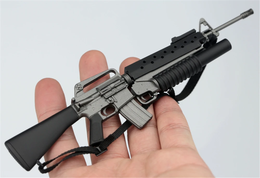 Модель пистолета-пулемета M16 M16A1 масштаб 1/6 пластиковое оружие игрушки для