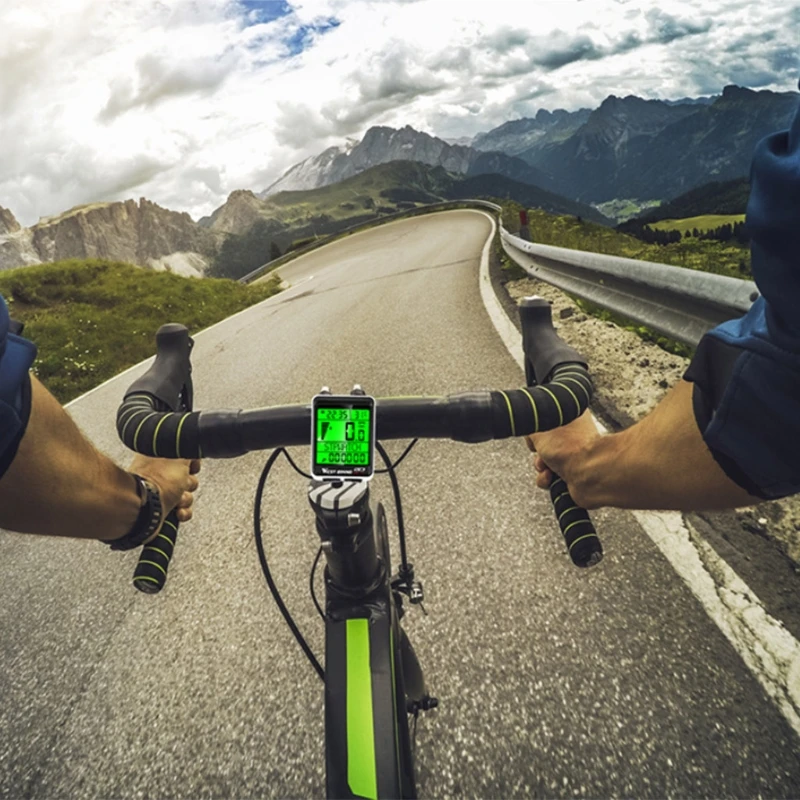 

Bike Computer Screen Speedometer Wireless Bicycle Computer Rainproof Stopwatch Cycling Mtb Road Odometer LED Backlight