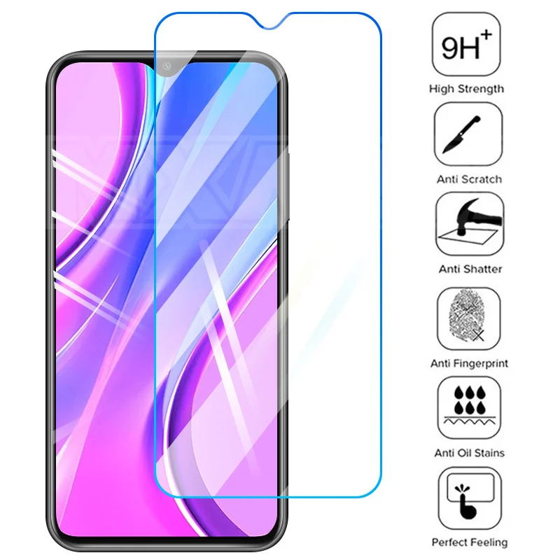 

9D Tempered Glass For Xiaomi Redmi 10 Prime 9 9A 9T 9C 9AT 9i Protection Glass Note 10 Lite 9 Pro 10T 10S 9S 9T K40 Pro Film