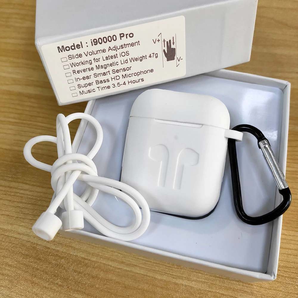 Наушники i90000 TWS Pro Bluetooth 5,0, раздельные беспроводные наушники 8D, супер бас наушники для всех смартфонов PK i500 i5000 TWS