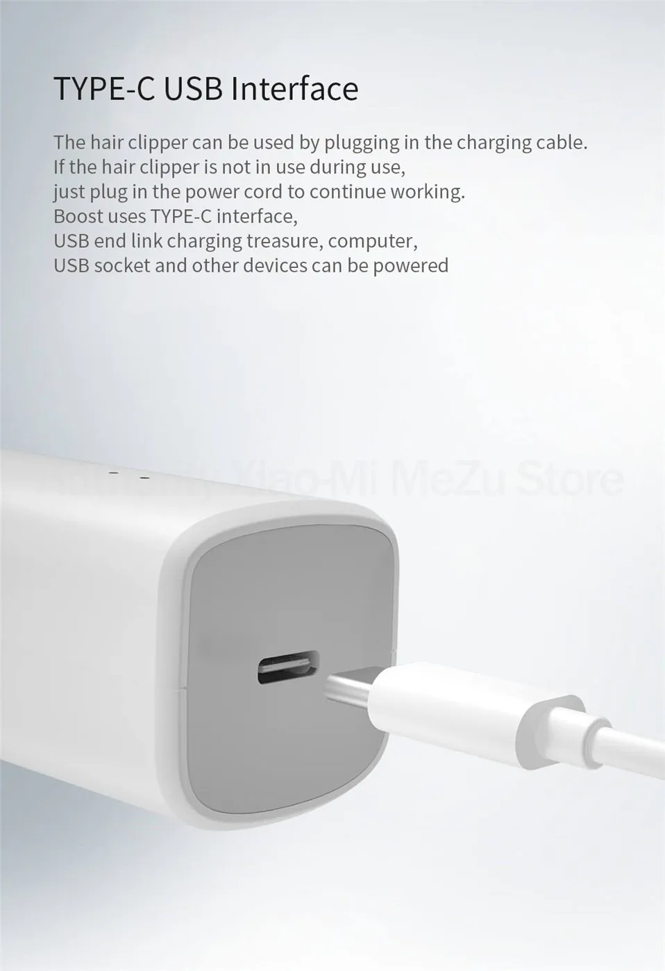 Xiaomi Mi Enchen Boost USB электрическая машинка для стрижки волос с двумя скоростями Керамический Резак Быстрая зарядка триммер для волос детская машинка для стрижки волос
