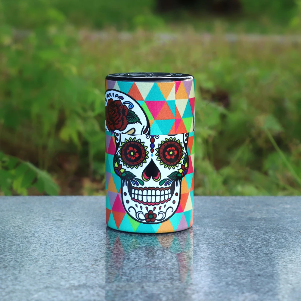 TOPPUFF Пластик вакуумная герметичная фляга акриловый для табака травы специи