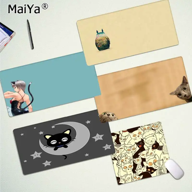 Maiya новый дизайн милые Мультяшные клавиатуры с рисунком кота резиновый игровой