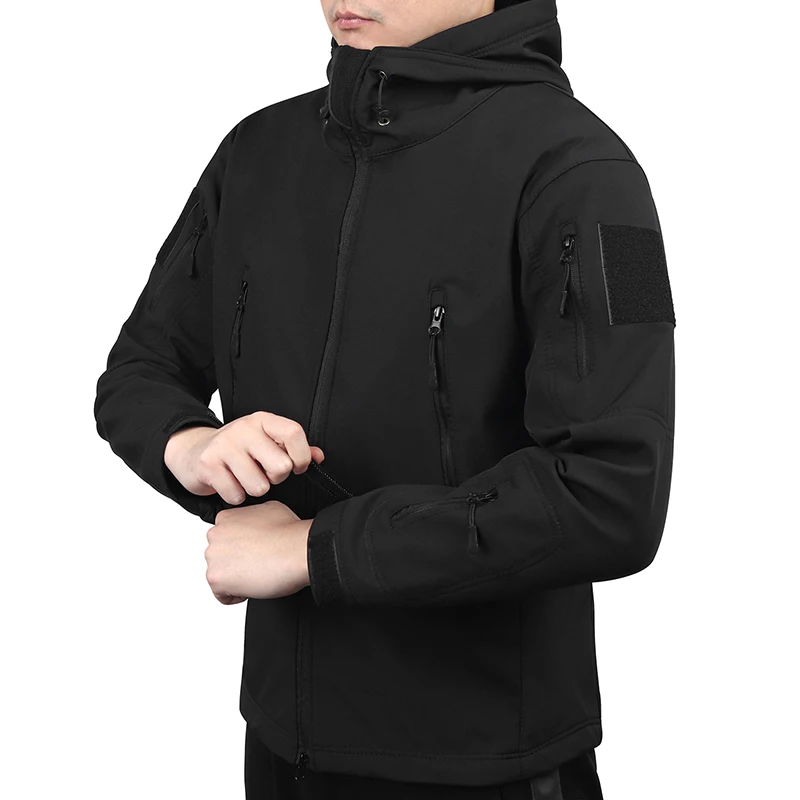 Мужская водонепроницаемая мягкая военная куртка ветрозащитная уличная пилота с