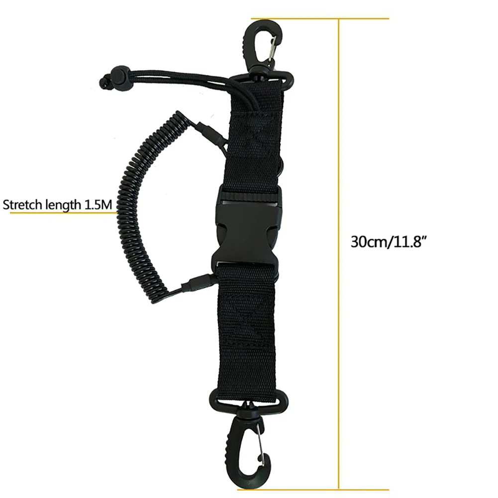 Наружная камера для дайвинга с защитой от потери спиральный пружинный шнур