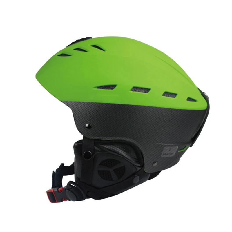 Профессиональный лыжный шлем ABS + EPS материал унисекс теплый ветрозащитный