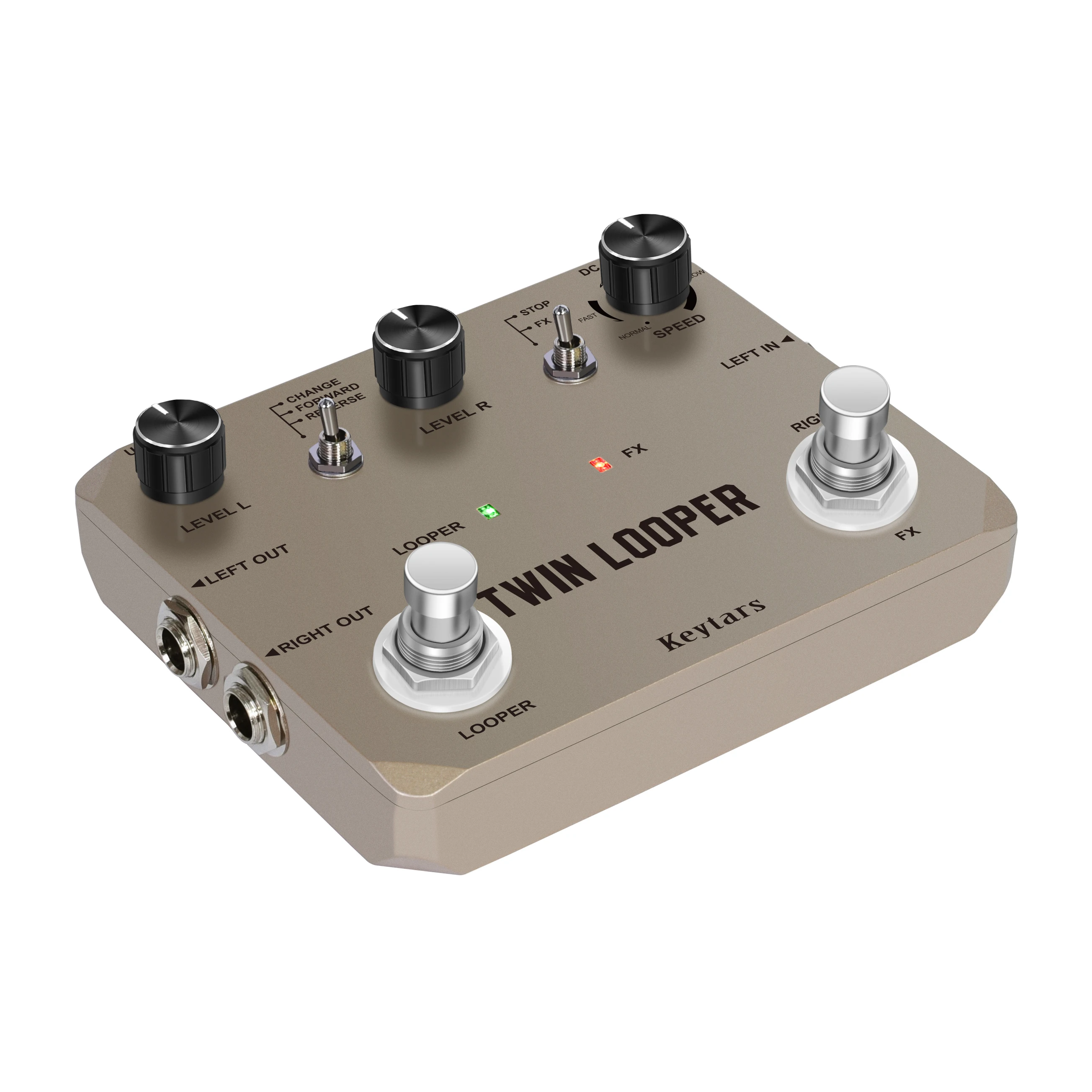Keytars LTL-02 Twin педаль петлителя обновляет раньше для электрогитары 10 минут