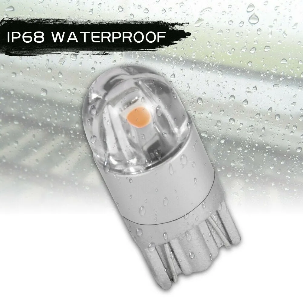 

168 Bulb T10 Purple Side Tail 360lm Turn Signal Light Marker 360 Beam