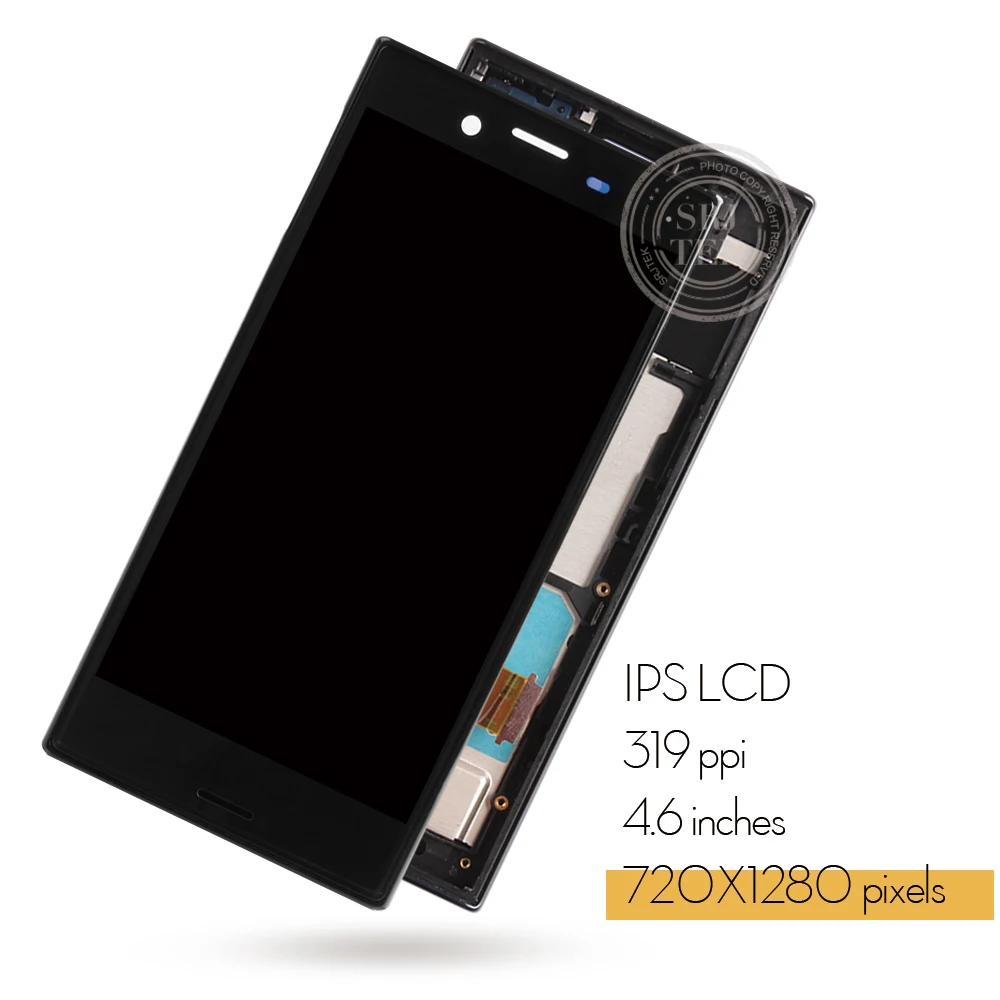 Протестированный 4 6 '&#x271280x720 ЖК-дисплей для SONY Xperia X Компактный сенсорный экран