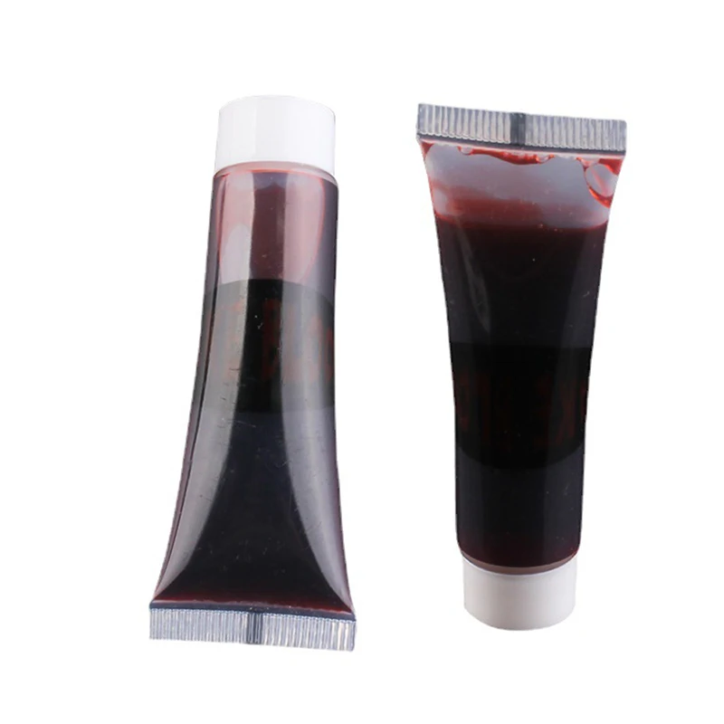 

1pc 15ml Non Toxic Fake Blood Halloween Body Face Painting Cos Teeth Hematopoietic Props Holiday Supplies Special Effects Makeup