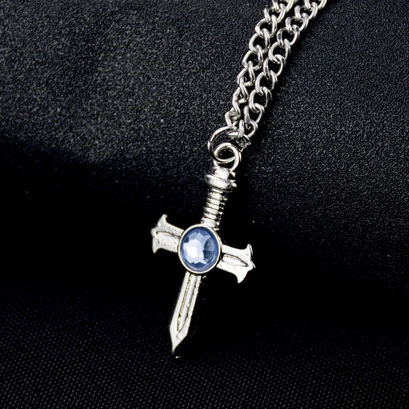 Аниме Сказочный хвост серый Fullbuster ювелирные изделия крест ожерелье подвеска