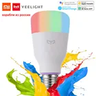 Умная Светодиодная лампа Xiaomi Yeelight, 1S 1SE, цветная, 800 лм, 8,5 Вт или 6 Вт, E27, лимонная умная лампа для умного дома, приложение, белыйRGB вариант