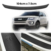 black body guard carbon fiber protector rear bumper trim high quality new
