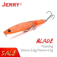 jerry blade ultralight topwater pencil fishing lures surface floating stickbait ocean beach hard bait uv color artificial bait