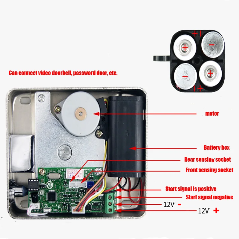 Электронный замок с защитой от кражи и RFID-защитой 13 56 МГц 12 В | Безопасность защита