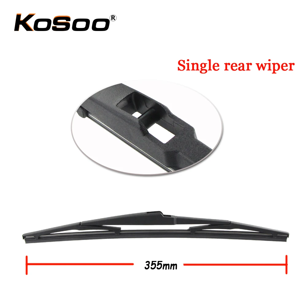 KOSOO Auto Styling Rear Car Wiper Blade For KIA Rondo 355 mm 2007-2010 Window Windshield Blades Arm Accessories | Автомобили и