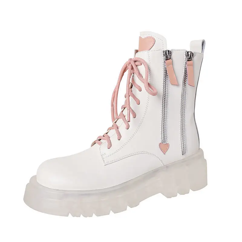 

2022 NEW Spring Autumn JK Japanese School Uniform High-heeled Shoes Sexy Thick Platform Lolita Boots College Students JK Shoe