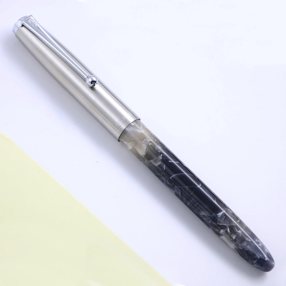 Высокое качество Jinhao 51A акриловая авторучка 0,38 мм дополнительный тонкий наконечник органические стеклянные чернила ручка Подарочная коробка набор