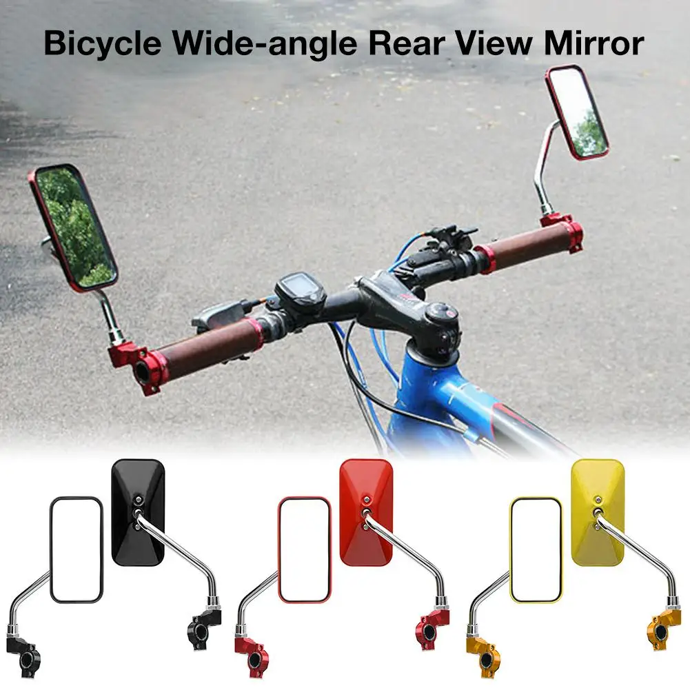 

A Pair Of Bicycle Rearview Mirrors, 360-degree Rotating Bicycle Rearview Mirrors For Mountain Road Bikes And Motorcycles