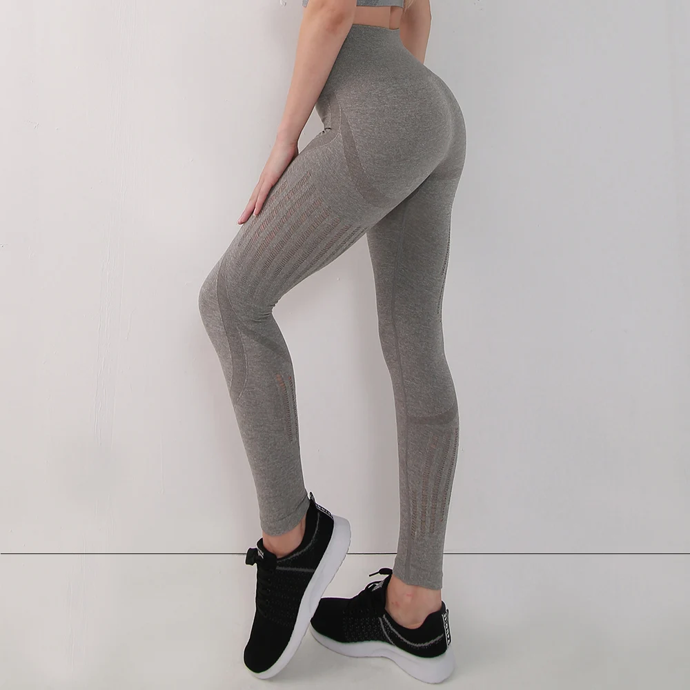 Женские штаны для фитнеса и йоги с высокой талией спортивные тренировочные брюки