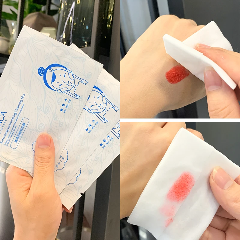 

Makeup Remover Wipes Single Piece Disposable Facial Gentle No Irritation Deep Cleansing Makeup Remover Portable Makeup Remover