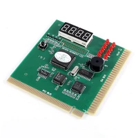 4 digit pci post card lcd display pc analyzer diagnostic card motherboard tester computer analysis networking tools