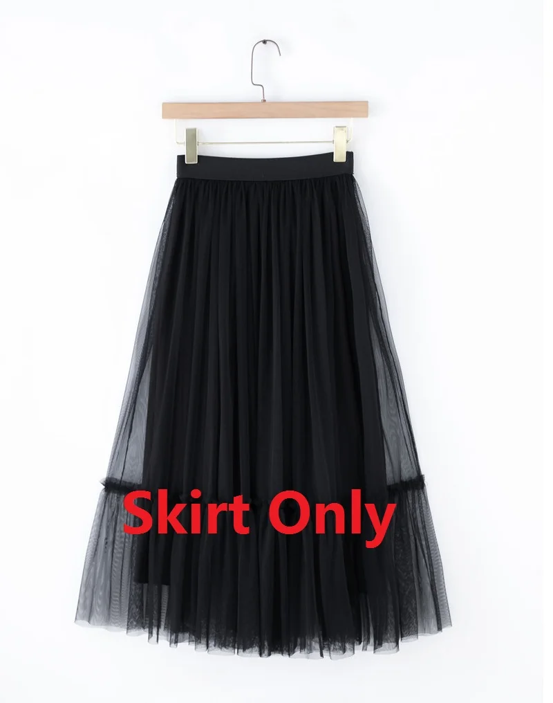 Skirt Only Офисный женский черный блейзер женские деловые костюмы с юбкой и курткой наборы рабочая одежда - Цвет: Skirt Only