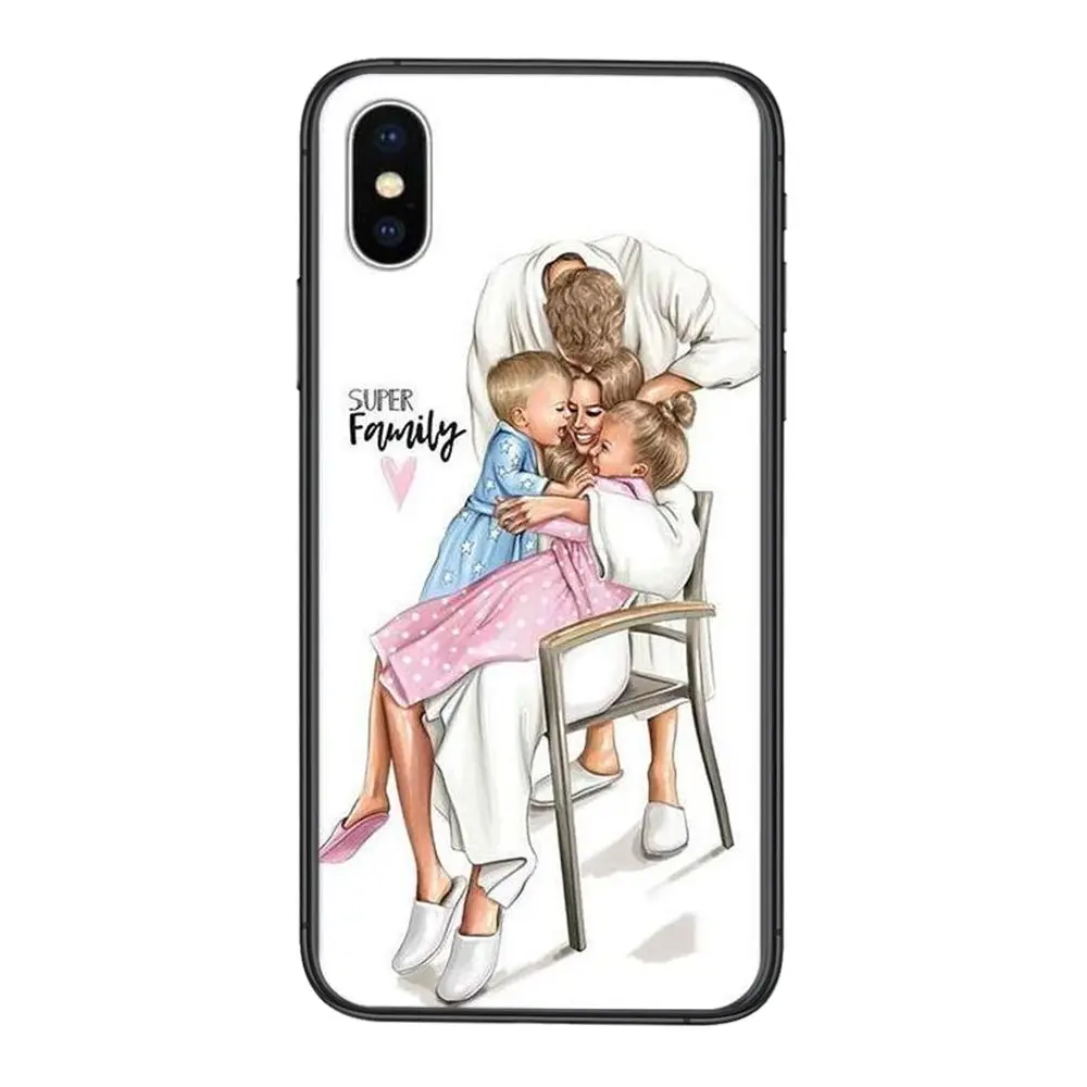 Черный чехол из ТПУ Для Xiaomi Mi11 Mi 11 Pro Ultra Lite 10T 10S Mi9 Poco X3 NFC F3 Baby Mom Girl Women Kids | Мобильные