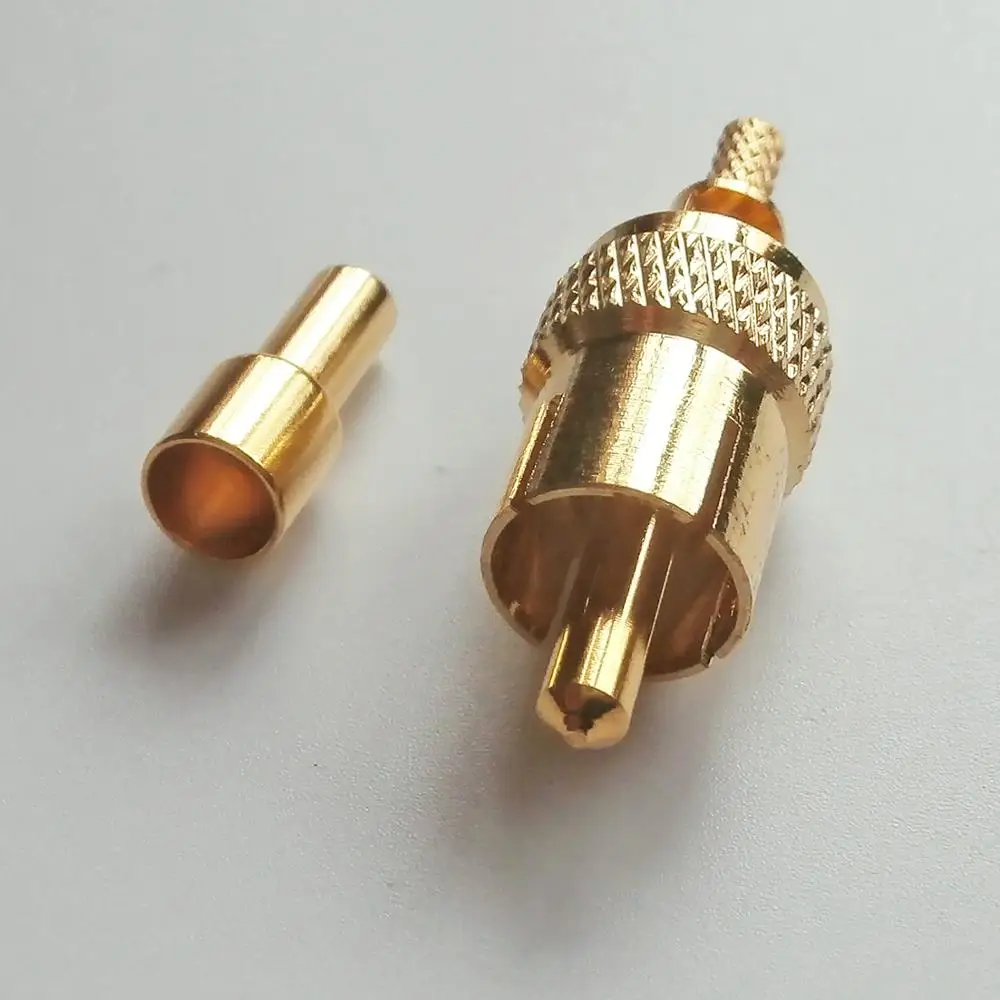 1 шт. РЧ разъем коаксиальный RCA заглушка для окна ОБЖИМНАЯ кабеля RG316 RG174 RG179 LMR100