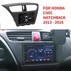 Автомобильный мультимедийный плеер, Магнитола 7 дюймов на Android 11, с GPS, для HONDA Civic Hatchback, 2013, 2016, 9 поколения
