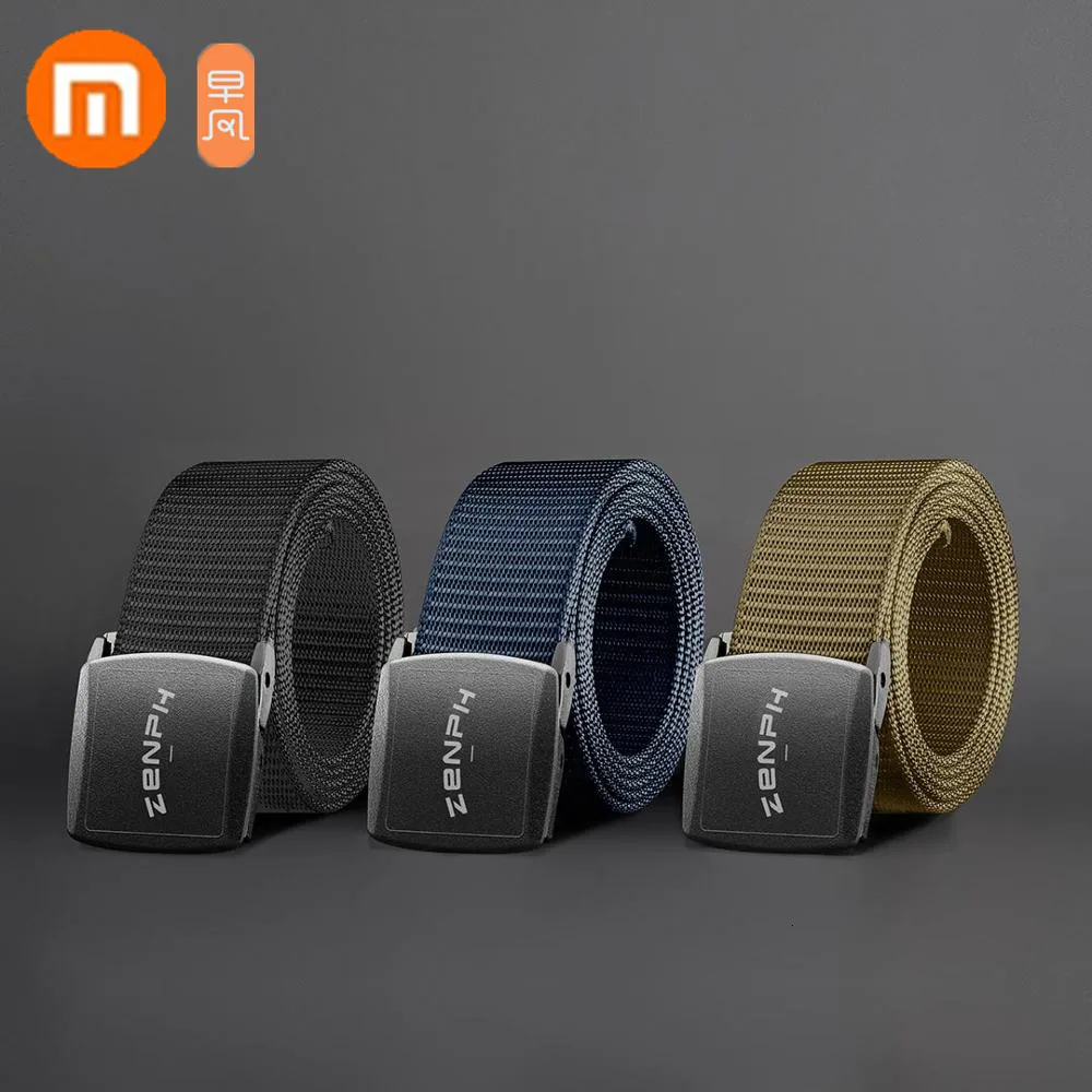 Оригинальный ремень Xiaomi уличный тактический 100% 96 нейлоновая тесьма 3 цвета