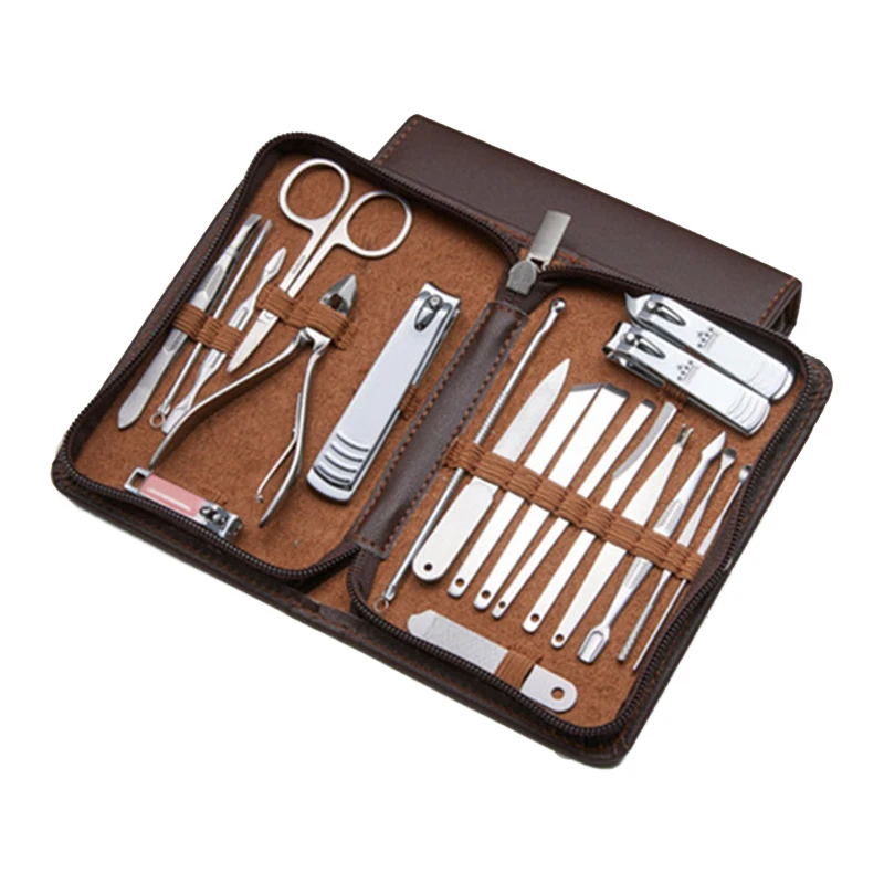 

Multifunction Cleaning Manicure Set Professional Supplies Kit Nail Art Clippers Tool Pedicure Knife Stainless Steel Scissor
