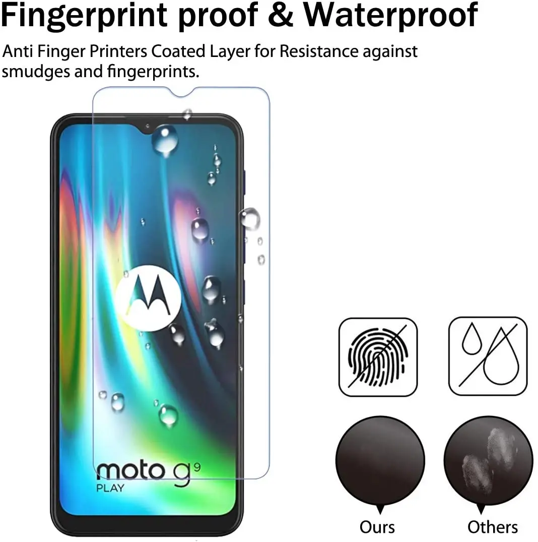 Закаленное стекло для Motorola Moto G9 Play 6 5 дюйма защитная пленка G9PLAY экрана чехол