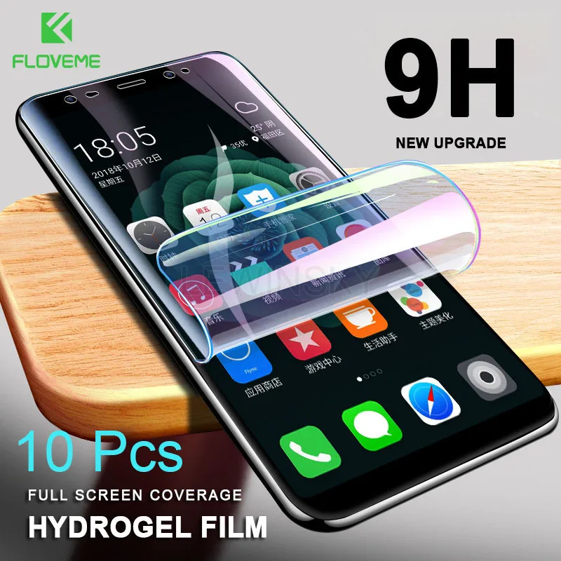 FLOVEME мягкая защитная пленка для экрана Samsung S8 S9 Plus полностью изогнутая Защитная не