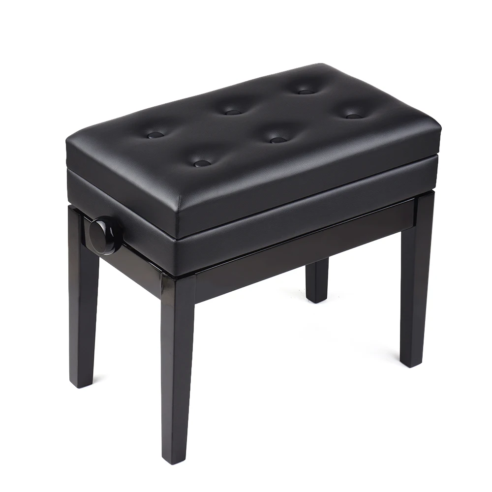 Деревянная Регулируемая скамейка для пианино стул мягкая подушка с простыней