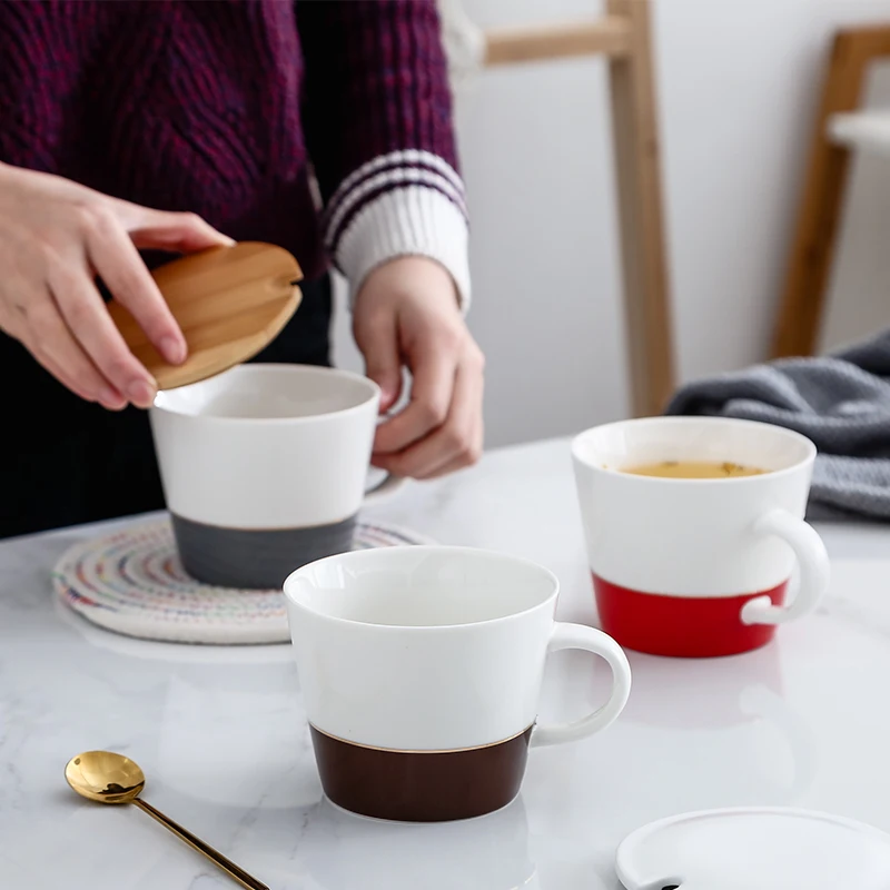 Керамические кофейные кружки чашки керамическая Рождественская дорожная